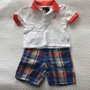 Nautica boys polo set